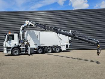 CF 410 8X2/6 FAUN / BEKKER LAGRAM 16m3 / WAS INSTALLATIE